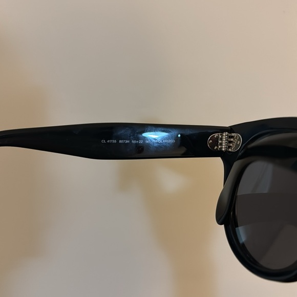 CELINE - black framed sunglasses - minor scratches on left frame - Picture 3 of 6